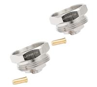 BLUMKRAFT Adattatore per termosifone, M30 x 1,0 su M30 x 1,5, filettatura fine per termostato/testa termostatica (2 pezzi)