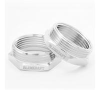 BLUMKRAFT Set di 2 adattatori in metallo compatibili con radiatore Pintossi/Pintossi+c (Prototipo) su M26x1,5 per termostato/testa termostatica M30x1,5 maschio