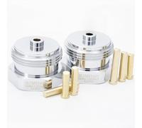 BLUMKRAFT Set di 2 adattatori in metallo per termosifoni Sam, MMA e Remagg M28 x1.5 a M30 x 1.5 per termostato/testa termostatica M30 x 1.5 maschio (M28 lungo)