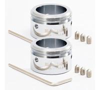 BLUMKRAFT Set di 2 adattatori per radiatori compatibili con Danfoss RA (20-23 mm) e Far 23 mm a M30 x 1,5 per termostato/testa termostatica M30 x 1,5 maschio