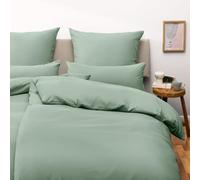 Blumtal 90 - Set di biancheria da letto e federa in microfibra (Coperta 140X200 E Cuscino 40X80, Verde Estivo)