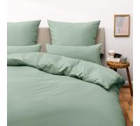 Blumtal Basic Copripiumino Matrimoniale in Microfibra 90g/m2, Set Completo Copripiumino Matrimoniale con 2 Federe Cuscini Letto, 240 x 220cm + 40 x 80cm (2x), Verde Chiaro