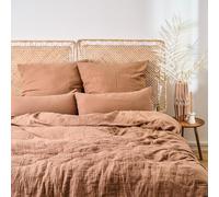 Blumtal Biancheria da Letto 155x220 cm - OEKO-TEX Certificata Biancheria 155x220 - Copripiumino 155x220 + Federa 80x80 - Biancheria Estiva Rame