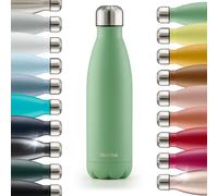 Blumtal Borraccia 750 ml, in acciaio inox a prova di perdite senza BPA fredda e calda isolata a doppia parete thermos antiruggine Summer Green