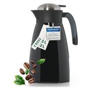 Blumtal caraffa Termica 2 litro - Thermos Acqua Calda Senza BPA con Sistema di Chiusura Quick Tip - caraffa Termica caffè e tè a Prova di perdite per Un Isolamento di Lunga Durata - Nero