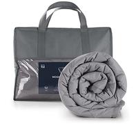 Blumtal Coperta pesata 135x200 cm - Coperta relax con materiale esterno in 100% cotone - Coperta pesata 8kg - Coperta terapeutica 135x200 con imbottitura in perle di vetro/Coperta per adulti