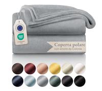 Blumtal Coperta Pile 130x150cm - Coperta Plaid divano super morbida - Coperta Divano certificata OKEO-Tex - plaid singolo pile - in grigio