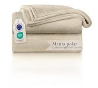 Blumtal Coperta Pile 130x150cm - Coperta Plaid divano super morbida - Coperta Divano certificata OKEO-Tex - plaid singolo pile - color sabbia