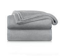 Blumtal Coperta Pile 150x200cm - Coperta Plaid divano super morbida - Coperta Divano certificata OKEO-Tex - winter blanket - in grigio
