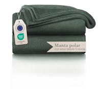 Blumtal Coperta Pile 150x200cm - Coperta Plaid divano super morbida - Coperta Divano certificata OKEO-Tex - winter blanket - in verde