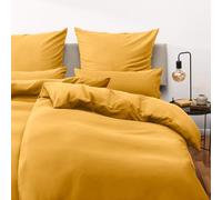 Blumtal - Copripiumino 140 x 200 cm + federa per cuscino 65 x 65 cm, set di biancheria da letto, certificato Oeko-tex, parure da letto, colore giallo