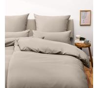 Blumtal Copripiumino Singolo 155x200 e Federa 50x80 - Set di Lenzuola in microfibra extra morbida certificata Oeko-Tex, Set Copripiumino Singolo con 1 Federa - 2 pezzi - Taupe