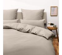 Blumtal Copripiumino Una Piazza e Mezza in Microfibra, Set Completo Copripiumino 1 Piazza e Mezza con 2 Federe Cuscini Letto, 190 x 200 & 40 x 70 (2x), Taupe