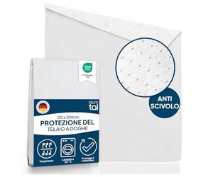 Blumtal® coprirete singolo 120x200 cm - coprirete una piazza e mezzo certificato OEKO-TEX - copri rete singola 120x200 cm con strato antiscivolo - lavabile a 60°C copri rete una piazza e mezzo 120x200