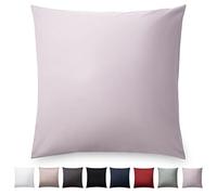 Blumtal Federe Cuscini Divano in Raso, Copricuscini Divano Cotone Satinato, Federe 40 x 40cm - 2 Pezzi, Grigio