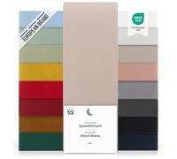Blumtal lenzuolo con angoli Franchese: 140x190x30cm - Pacco da 2 - lenzuolo Franchese con angoli in microfibra - certificato Oekotex in Taupe