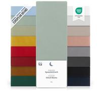 Blumtal lenzuolo con angoli Piazza e Mezza: 120x190x30cm - Pacco da 2 - lenzuolo Piazza e Mezza con angoli in microfibra - certificato Oekotex in Summer Green - Verde