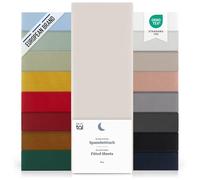 Blumtal lenzuolo con angoli Piazza e Mezza: 120x190x30cm - Pacco da 2 - lenzuolo Piazza e Mezza con angoli in microfibra - certificato Oekotex in Avorio
