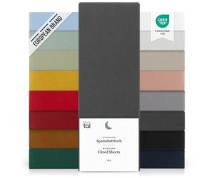 Blumtal lenzuolo con angoli Singolo: 100x200x30cm - Pacco da 2 - lenzuolo Singolo con angoli in microfibra - certificato Oekotex in Antracite