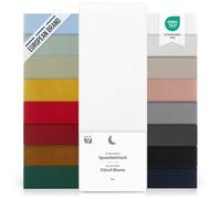 Blumtal Lenzuolo con Angoli Singolo in Microfibra - 1 Pezzo, Lenzuolo Sotto con Angoli Singolo 90 x 190cm, Bianco