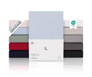 Blumtal Lenzuolo con Angoli una piazza e mezza 140x200 set da 2 in Cotone 150g/m² - Lenzuola letto una piazza e mezza con Angoli - Lenzuolo Sotto con Angoli - Lenzuolo Angoli piazza e mezza - celeste
