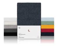 Blumtal Lenzuolo con Angoli Una Piazza e Mezza in Spugna x2- Lenzuola Letto Una Piazza e Mezza con Angoli - Lenzuolo Sotto con Angoli Una Piazza e Mezza Felpato - Lenzuolo Angoli 150x200cm - blu mare