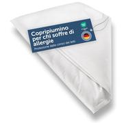 Blumtal Set di 2 copripiumone antiacaro per persone allergiche, 155 x 220 cm, protezione antiacaro e anticimici, lavabile per chi soffre di allergie