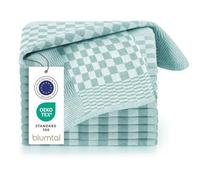Blumtal Set Strofinacci Cucina Cotone - Canovacci Cucina Cotone 100% - Stracci Cucina Elevata Assorbenza - Certificati Oeko-Tex - 50x70cm - 20 Pezzi - Verde Menta