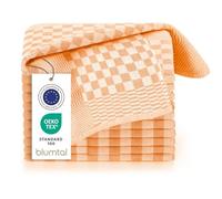 Blumtal Set Strofinacci Cucina Cotone - Canovacci Cucina Cotone 100% - Stracci Cucina Elevata Assorbenza - Certificati Oeko-Tex - 50x70cm - 5 Pezzi - Arancione