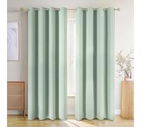 Blumtal tende per interni oscuranti 2 pz 138x117cm - tende oscuranti per interni con occhielli - tende camera da letto isolanti - tenda coprente da interno - tenda oscurante da interno - tende verdi