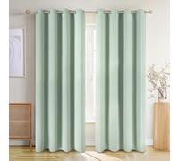 Blumtal tende per interni oscuranti 2 pz 160x132cm - tende oscuranti per interni con occhielli - tende camera da letto isolanti - tenda coprente da interno - tenda oscurante da interno - tende verdi