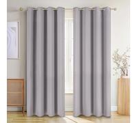 Blumtal tende per interni oscuranti 2 pz 160x132cm - tende oscuranti per interni con occhielli - tende camera da letto isolanti - tende per interni tende moderne - tendoni per salotto - tende grigie