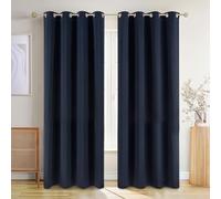 Blumtal Tende per Interni oscuranti 2 pz 175x140cm - Tende oscuranti per Interni con Occhielli - Tende Camera da Letto isolanti - Tenda Oscurante da Interno - Tenda divisoria per Interni - Tende Blu