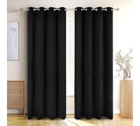 Blumtal tende per interni oscuranti 2 pz 175x140cm - tende oscuranti per interni con occhielli - tende camera da letto isolanti - tenda oscurante da interno - tende da interno - tende nere oscuranti