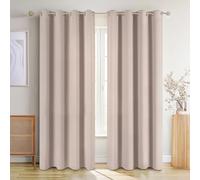 Blumtal tende per interni oscuranti 2 pz 265x140cm - tende oscuranti per interni con occhielli - tende camera da letto isolanti - tenda oscurante da esterno - tende per salotto - tende marroni talpa