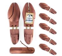 Blumtal Tendiscarpe Deluxe in Legno di Cedro Con Calzante, Allarga Scarpe Assorbe Umidità Combatte Odori, Forma Scarpe (40/41, 5 Paia) (39/40 manufacturer)