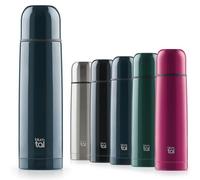 Blumtal Termos Caffè in Acciaio Inox Doppia Parete, Borraccia Termica per Bevande Calde e Fredde, Tappo Quick-Press, 1000ml, Blu Oceano