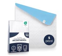 Blumtal Traversa Impermeabile Letto Singolo, Coprimaterasso Impermeabile, Tela Cerata Lettino Bambini, Telacerata Anziani, Copriletto Impermeabile Assorbente, 70x90cm (5 pezzi)