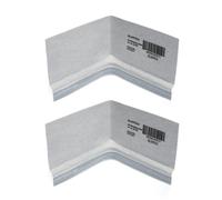 Blumtech PROFI-TOP guarnizione ad angolo 3D per piatti doccia e vasche da bagno, 2 pezzi, BT002, Universal grigio [Vasche da Bagno > Ricambi per Vasche da Bagno]