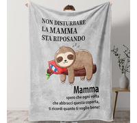 Blumuze Regalo Mamma, Coperta Regali Per Mamma Donna, Idee Regalo Compleanno Mamma Da Figlia Figlio,Regalo Mamma Donna a San Valentino Anniversario Di Natale Matrimonio Festa Della