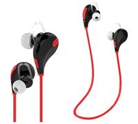 BLUN AURICOLARE BLUETOOTH CUFFIA WIRELESS STEREO QY7 PER CORRERE ROSSO 78F3C3A