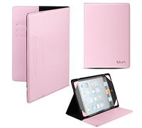 Blun - Unt universale 10 Tablet PC Eco - pelle - Caso/Copertura Con Cerniere con supporto, Rosa Chiaro