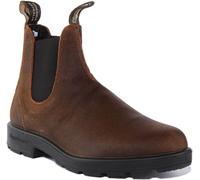 BLUNDSTONE 1911 Acqua Resistente Cerato Slip On Donna Stivale IN Marrone UK 4 -