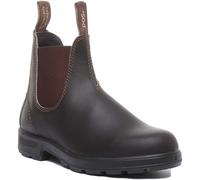 BLUNDSTONE 500 Premium Leather3-7 Donna Stivali IN Marrone Scuro UK 3 - 7
