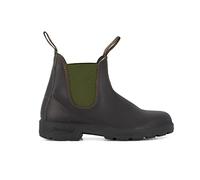 Blundstone 519 Stout Stivali Chelsea in Pelle Marrone Oliva 10