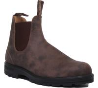 BLUNDSTONE 585 Premium Chelsea IN Pelle Unisex Stivali IN Ruggine UK 8 - 13