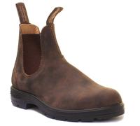 Blundstone 585 Unisex da Infilare Pelle Opaco Chelsea Stivali IN Rust UK Size 3
