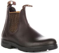 Blundstone a Spina di Pesce Elastico pelle, Bassi Donna Stivali Marrone UK 4 -7