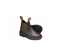 Blundstone Bambini Stivali Stivale #2394 Pelle Marrone with Olive Elastico (Bambini) EUR 29