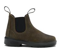 Blundstone Bambini Chelsea Boots #2496 Scamosciato cerato oliva scuro (bambini) 32 (UK: K13, EU: 32)